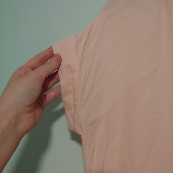 J. Crew Point Sur Blush Pink Drapey Popover Shirt Size XS - Picture 5 of 8